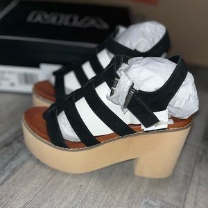 MIA Shoes Wedged Sandals